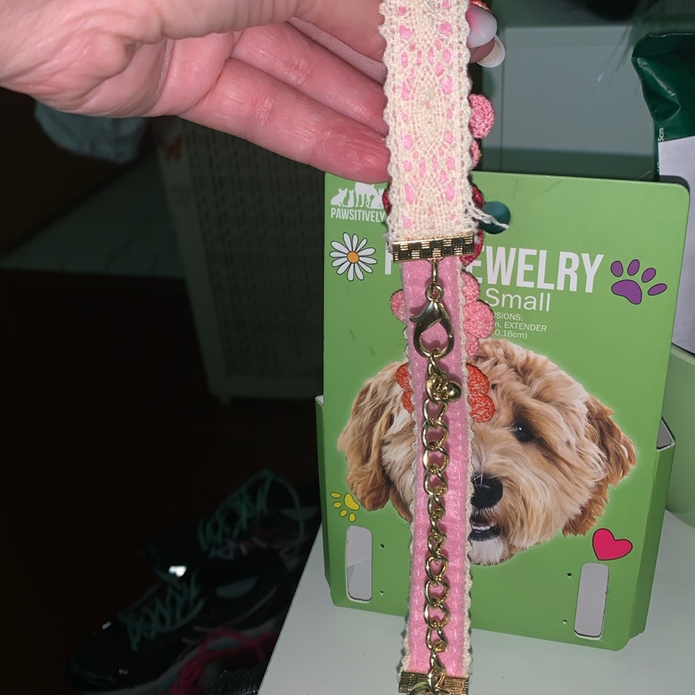 adjustable floral Pet collar nwt - Picture 4 of 5